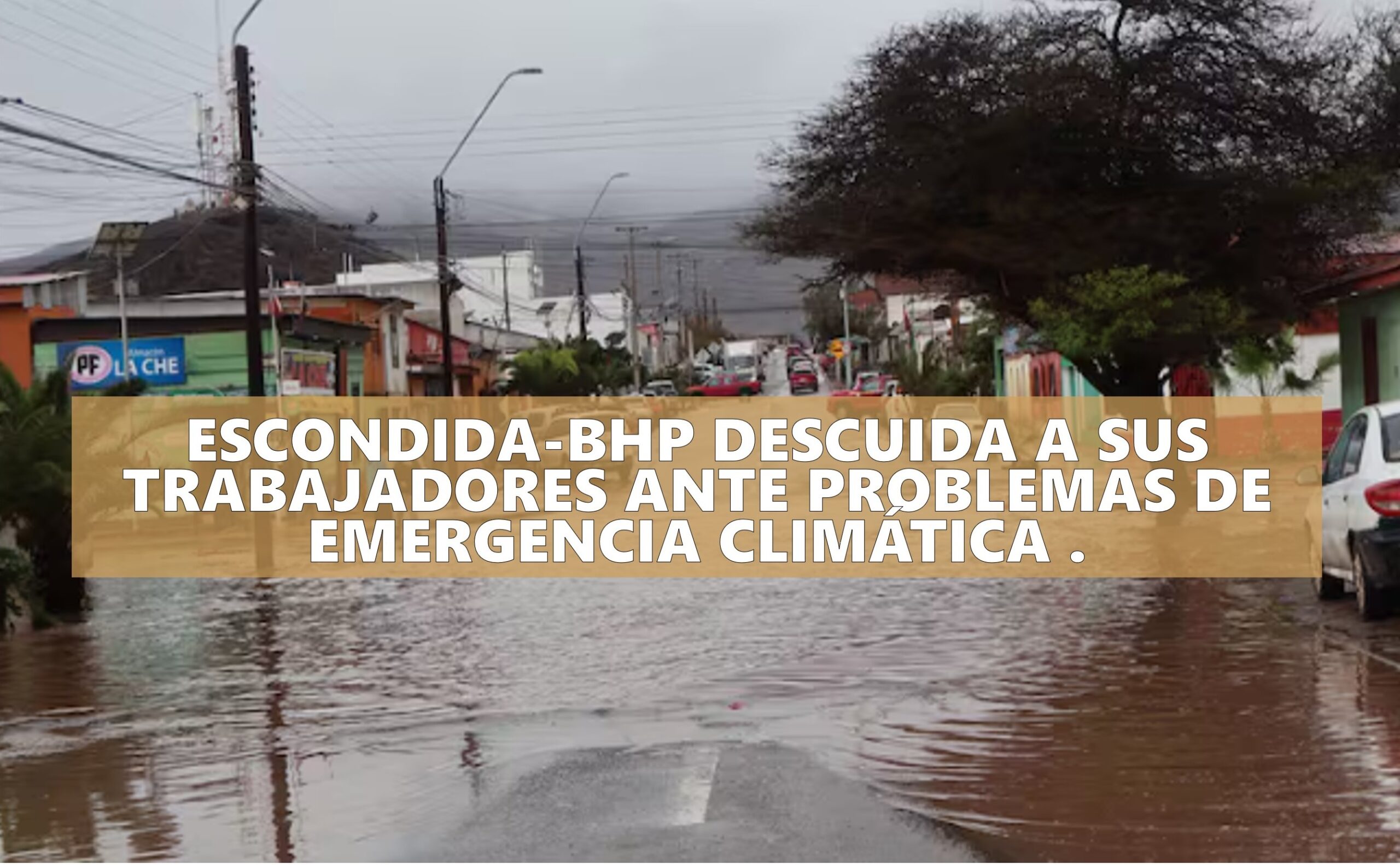 IRECTORIO SINDICAL EXPRESA MALESTAR Y ENÉRGICO RECLAMO ANTE EL DESCUIDADO TRATO DE ESCONDIDA-BHP HACIA SUS TRABAJADORES.